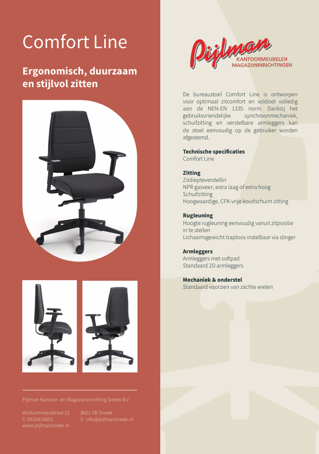 Brochure Comfort Line